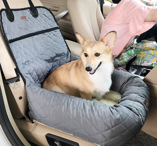 New Multifunctional Pet Car Bed with Thick Cushion
